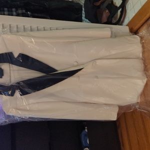 Alice + Olivia beautiful white blazer dress